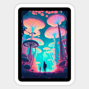 Neon Forest Sticker